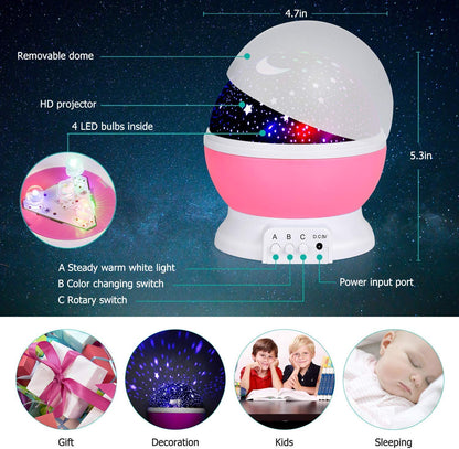 Star Magic Projector Night Lamp