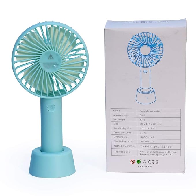 Foldable Hand Fans Battery Operated Rechargeable Handheld Mini Fan